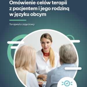 e-book omówienie celów terapii z pacjentem i jego rodziną w języku obcym