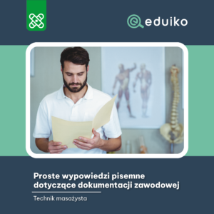 Proste wypowiedzi pisemne dotyczące dokumentacji zawodowej (audiobook)